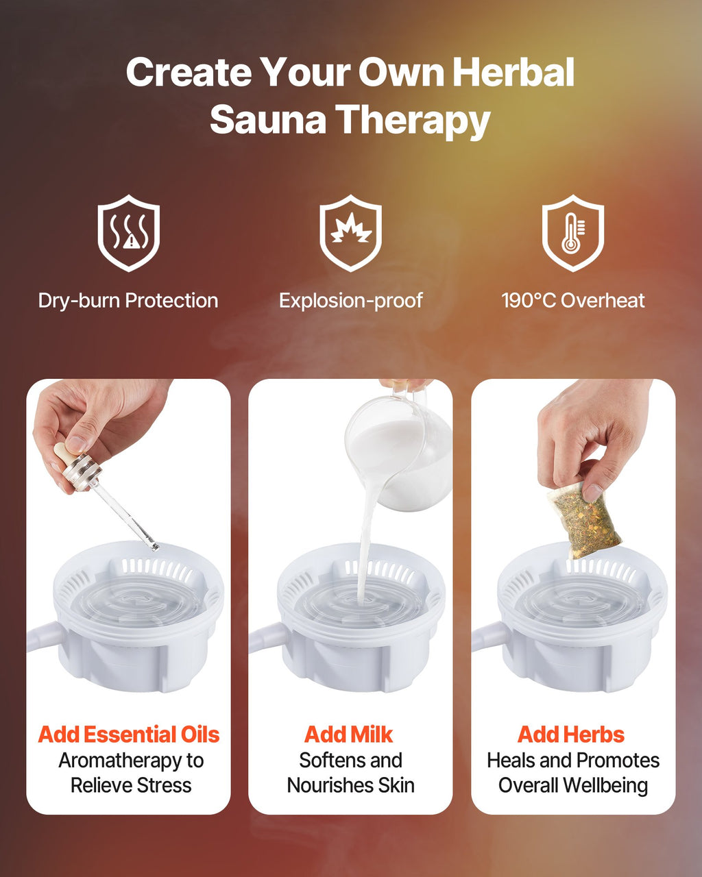 Upgraded Portable Steam Sauna For Home, 2 Person Full Body Home Spa Tent With Steamer & 2 Foldable Chairs & Remote & 2 Essential Oil Boxes,Heavy-Duty Stainless Steel Frame Sauna Box, (Black)